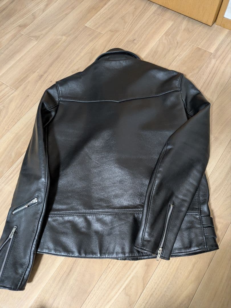 666 LEATHER WEAR ダブルライダースジャケット 38