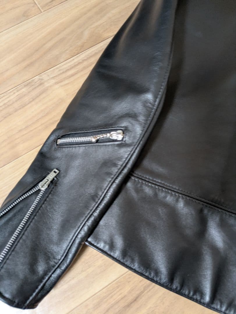 666 LEATHER WEAR ダブルライダースジャケット 38