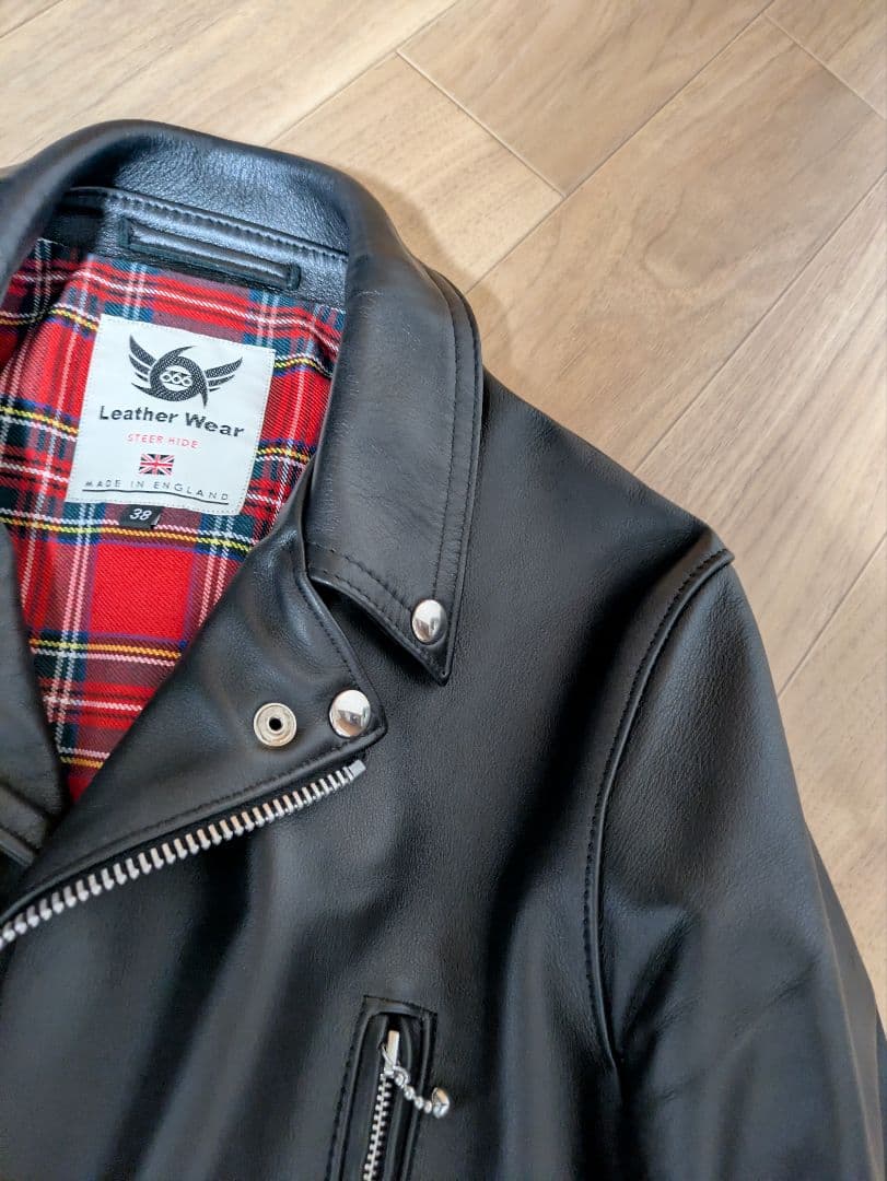 666 LEATHER WEAR ダブルライダースジャケット 38