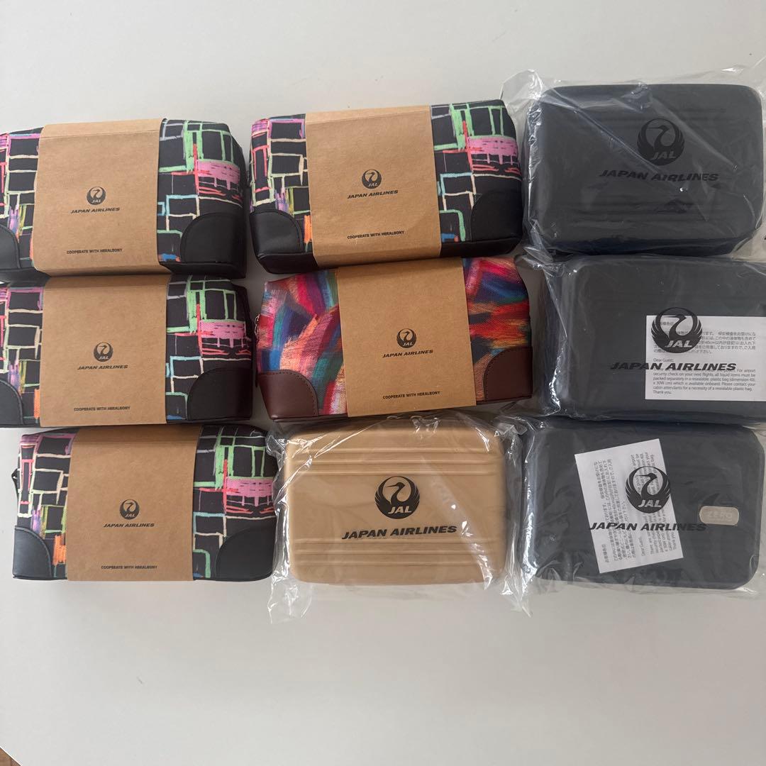 JAL ファーストクラストラベルポーチ9個
