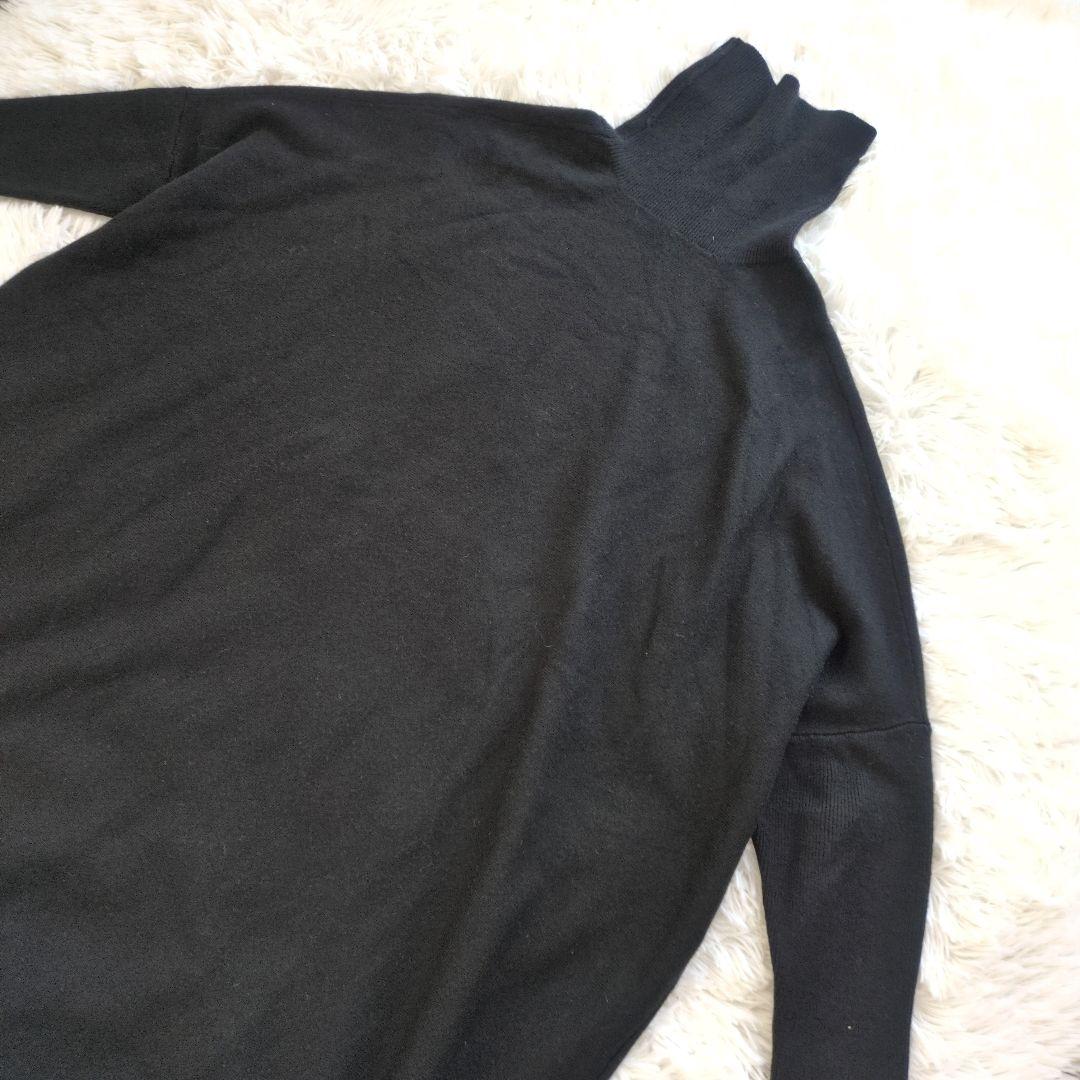 24AW 美品✨ビッグニットタートルネック タートルネック ゆったり 黒