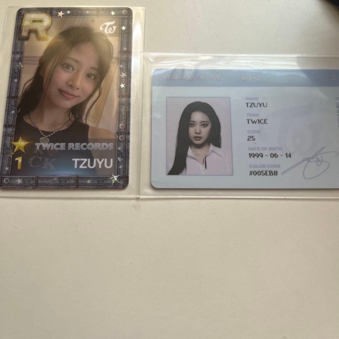 8周年韓国POPUP TWICEレコードTZUYU トレカセット SSJYP
