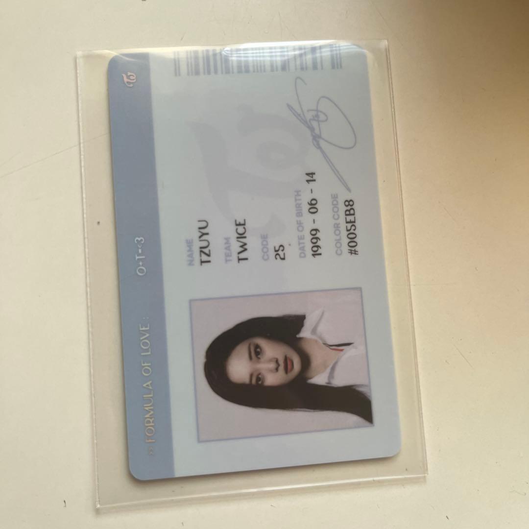 8周年韓国POPUP TWICEレコードTZUYU トレカセット SSJYP