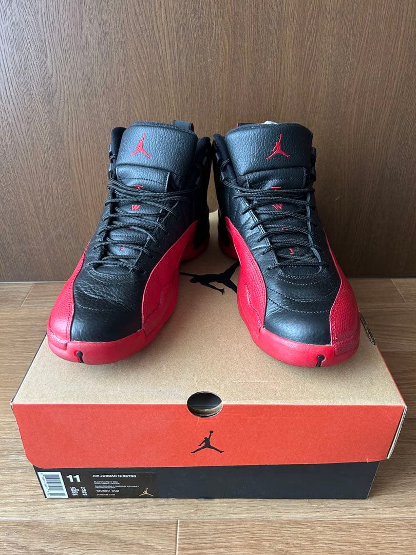 Air Jordan 12 ブラック/レッド 11