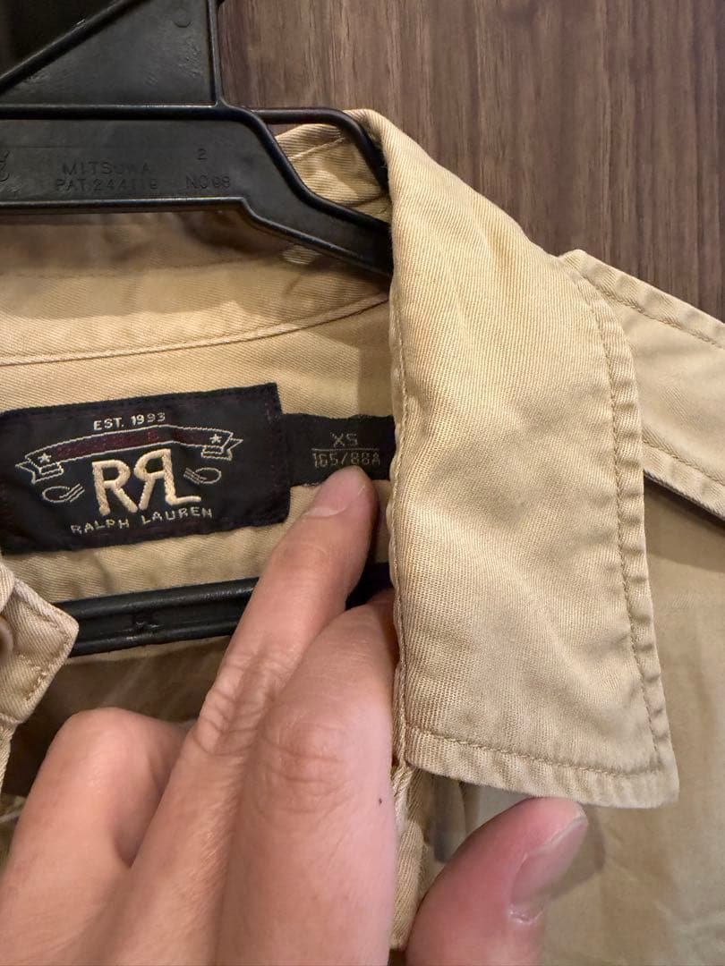 RRL ベージュ シャツ XS