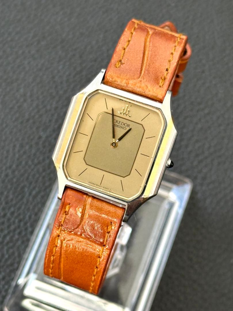 【稼働品】セイコー クレドール 8420-5370 レディース腕時計