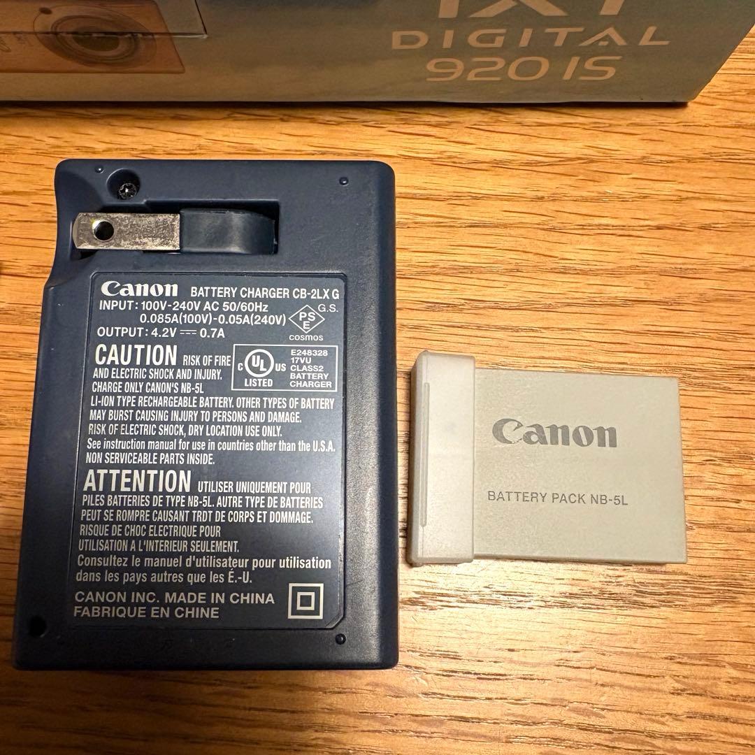 【動作OK】Canon IXY DIGITAL 920 IS ゴールド 箱付き