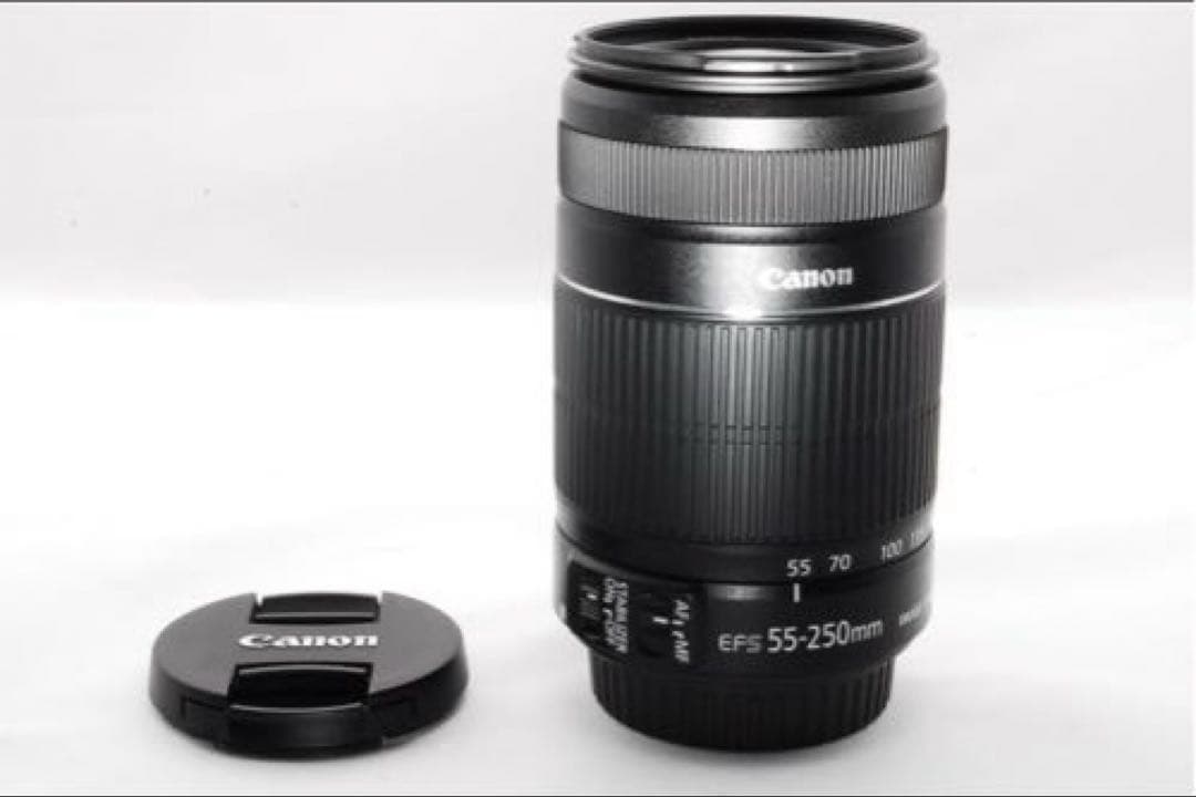 極上！Canon EF-S 55-250mm IS II 手ぶれ補正望遠レンズ
