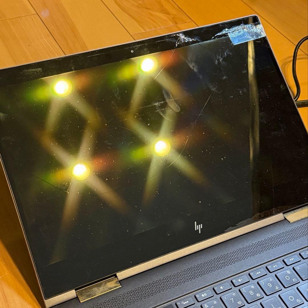 ★HP Spectre x360 初期化済み！起動可能！画面割　現状ジャンク扱