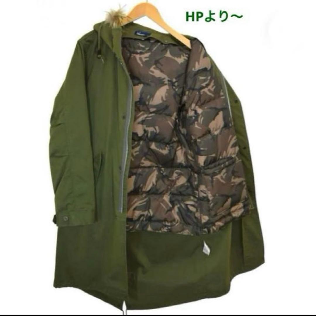 【FRED PERRY】フィッシュテールパーカー脱着ダウンライナー付 F2562