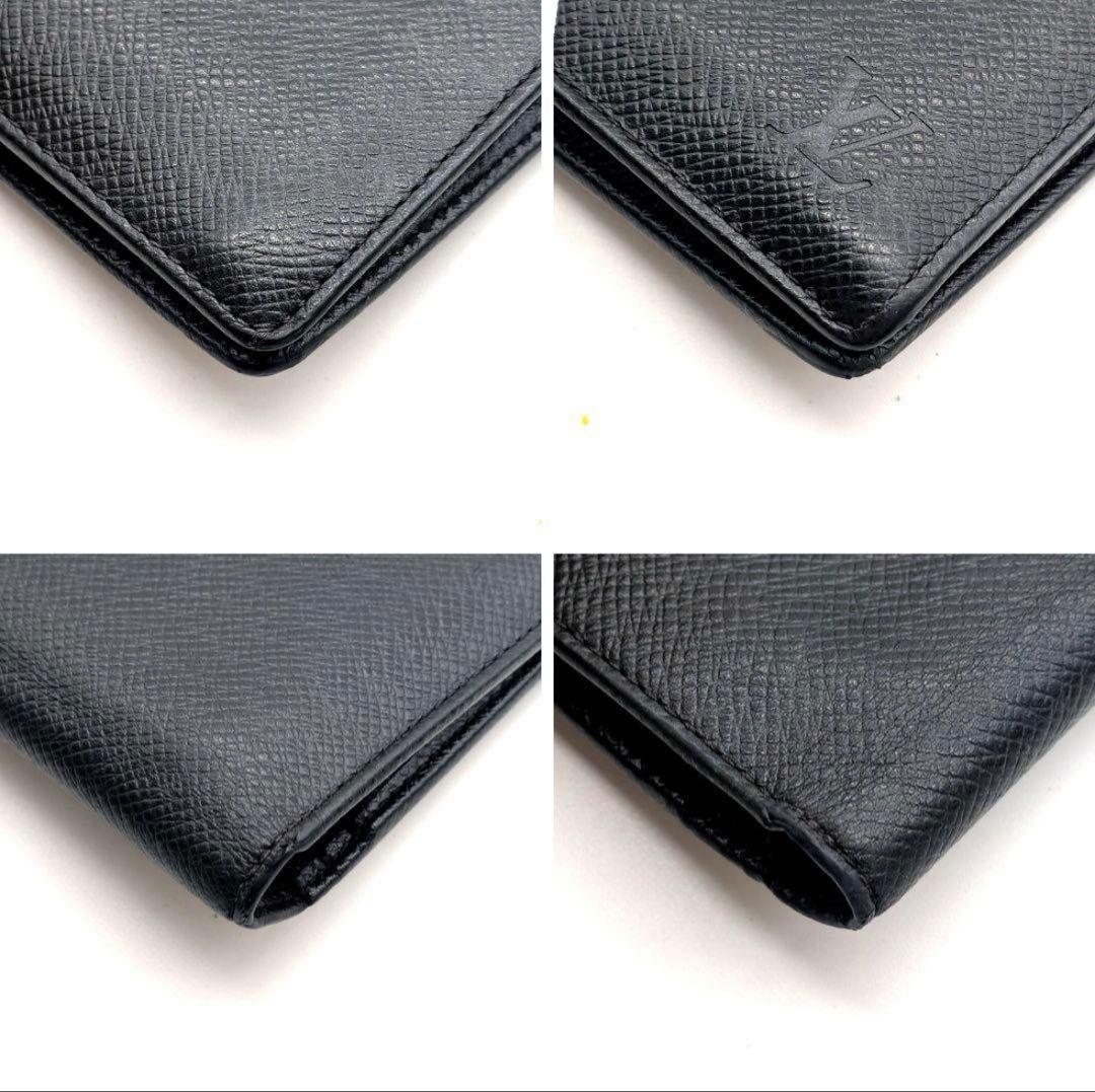 T*o様 箱つきルイヴィトンタイガ ポルトフォイ ユブラザ 長財布 ブラック系