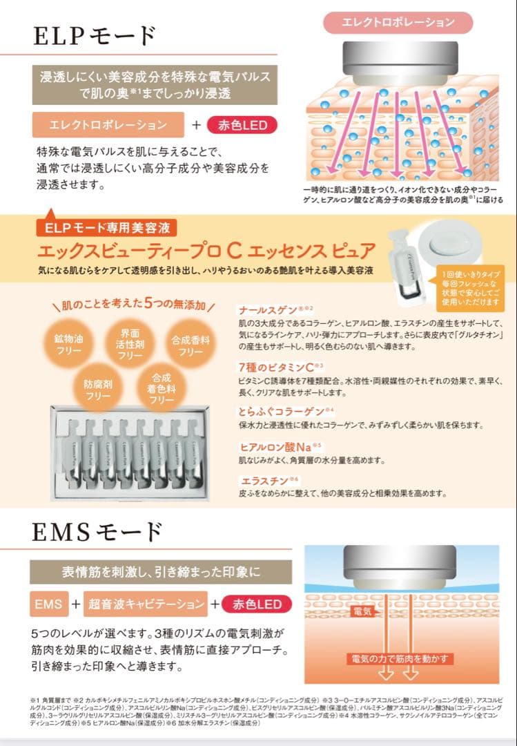 エックスビューティープロ/エックスワン美顔器