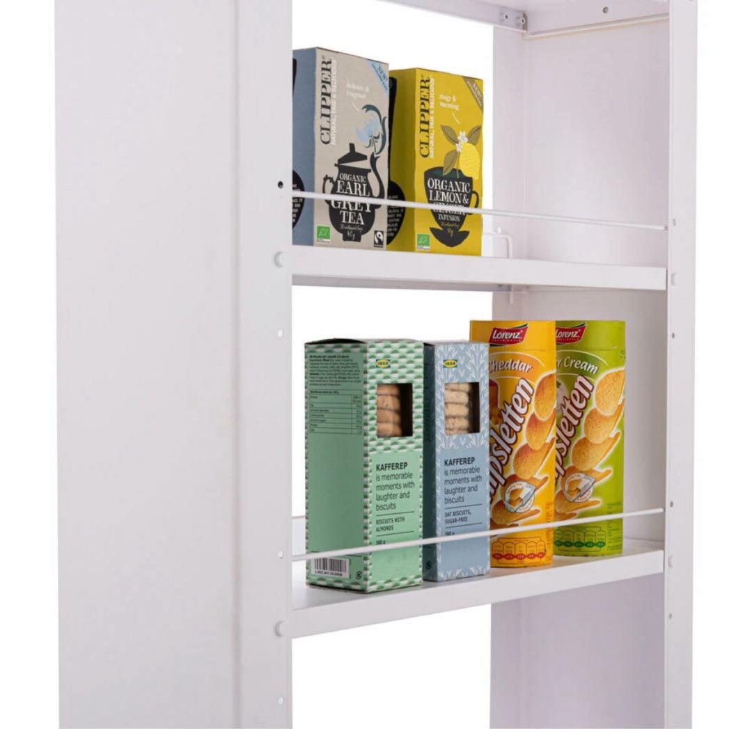 キッチンストッカー 隙間収納 キッチン収納 ［幅15奥行58高さ165.4cm］