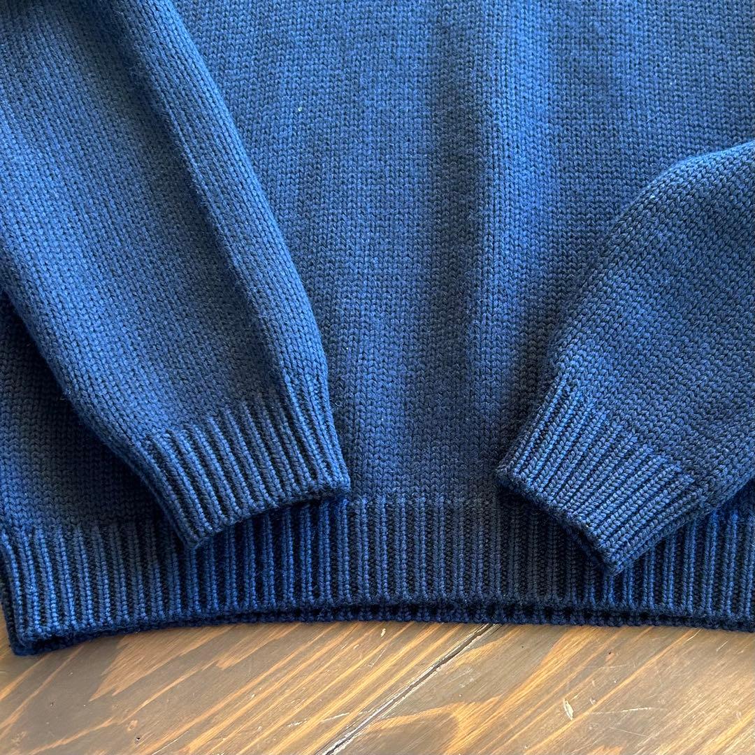 roberto collina ロベルトコリーナ定番タートル ダークネイビー46