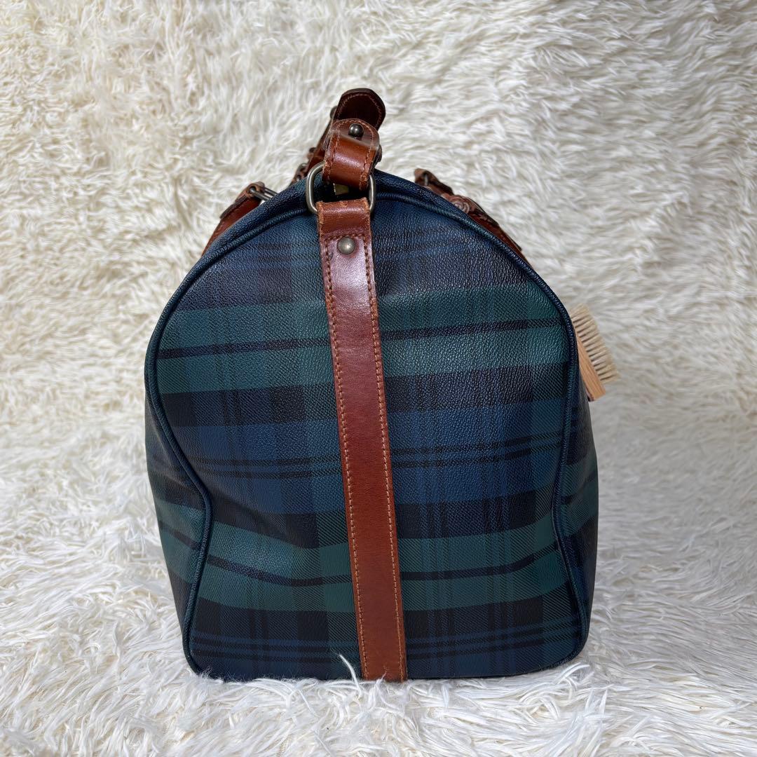 ✨状態良✨ ポロ ラルフローレン ボストンバッグ 付属品完備 タータンチェック