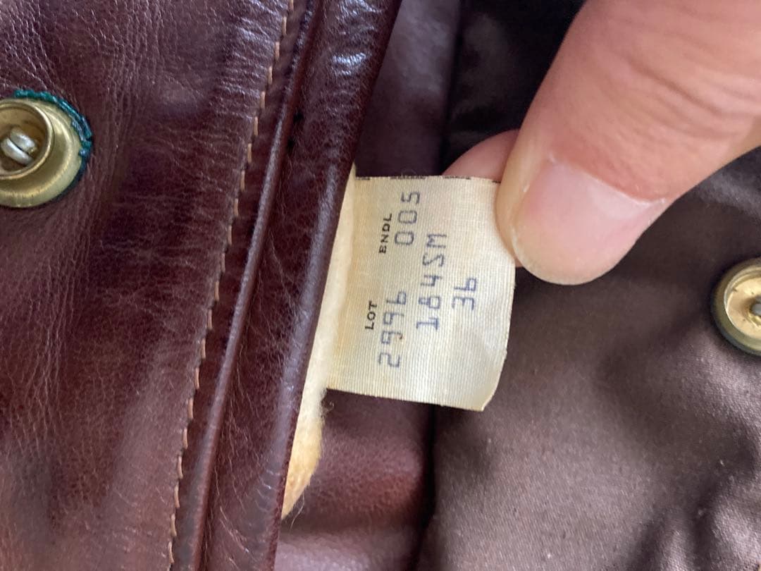 Schott USA 184SM ボア レザージャケット ヴィンテージ