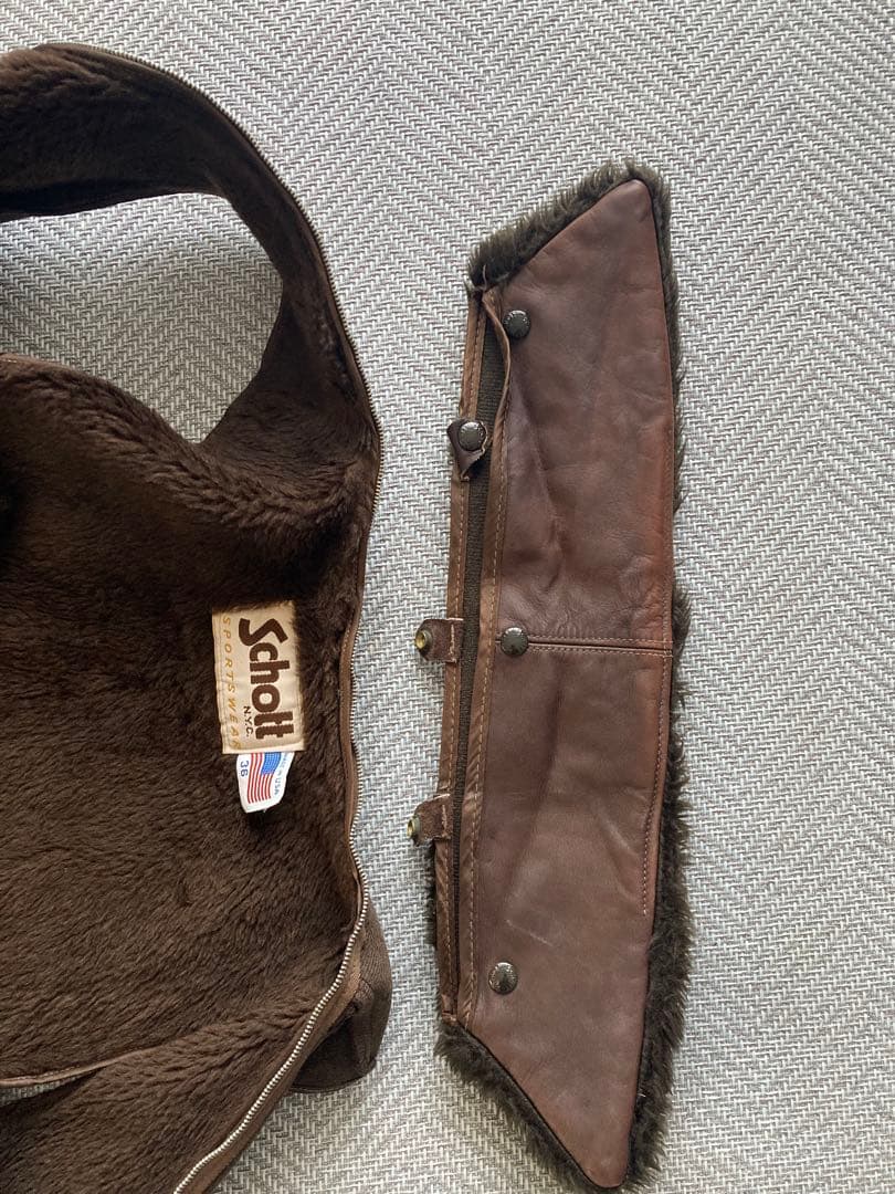 Schott USA 184SM ボア レザージャケット ヴィンテージ