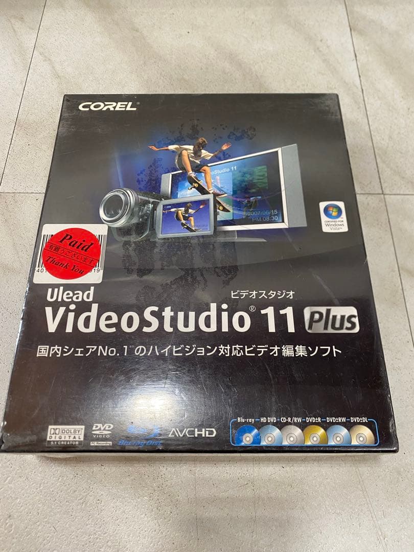 HF373【新品未開封】Corel（コーレル）　ビデオ編集ソフトウェア