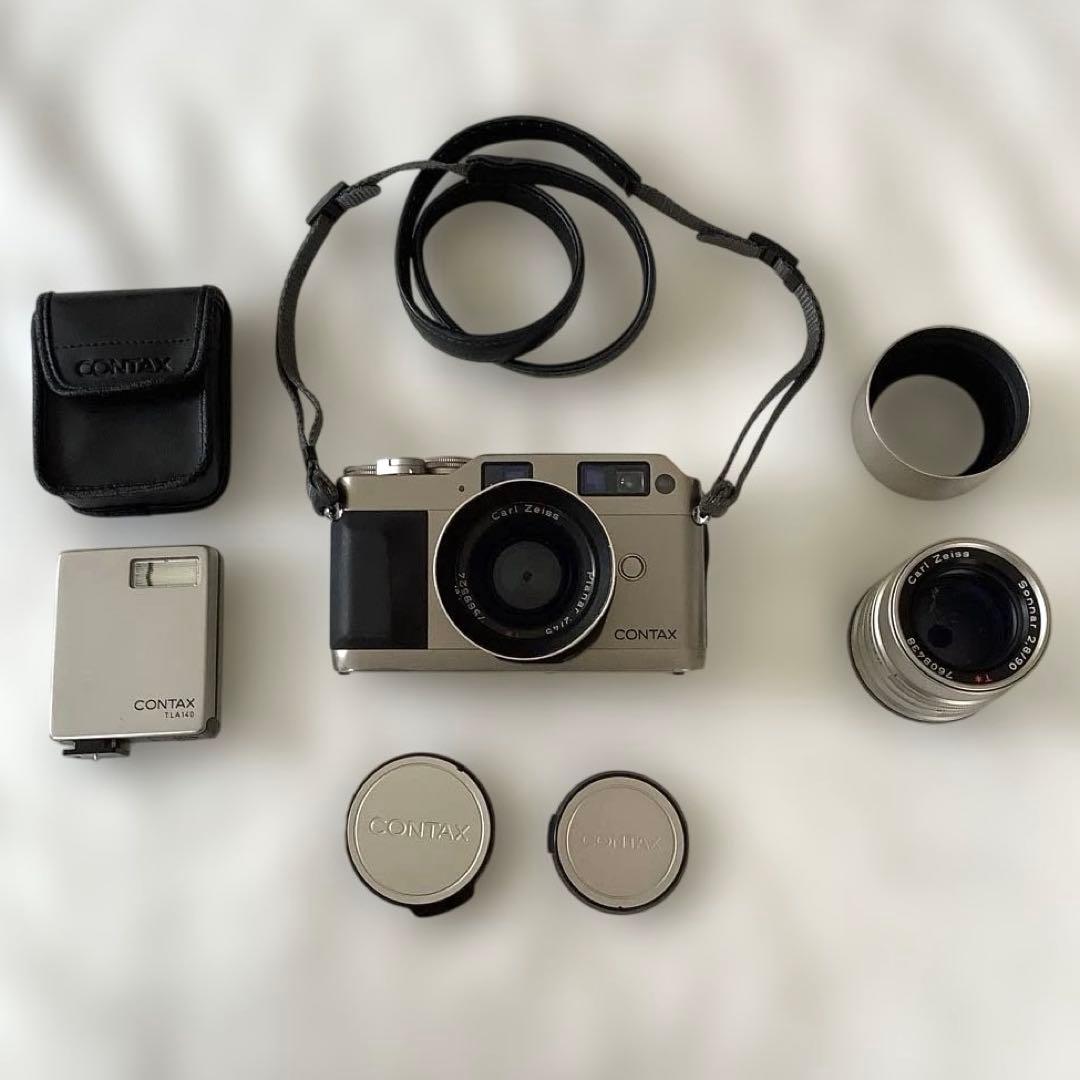 CONTAX G1 レンズ×2 TLA140フラッシュセット