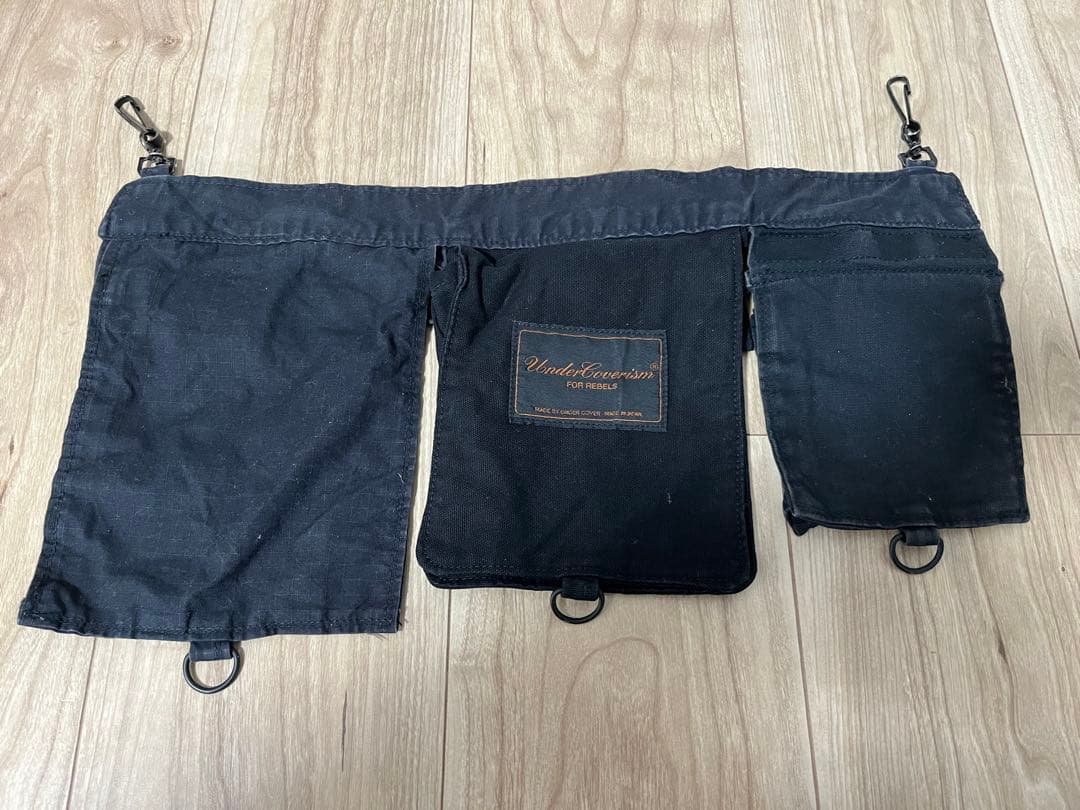 undercoverism アンダーカバー ヒップバッグ ウエストバッグ　黒