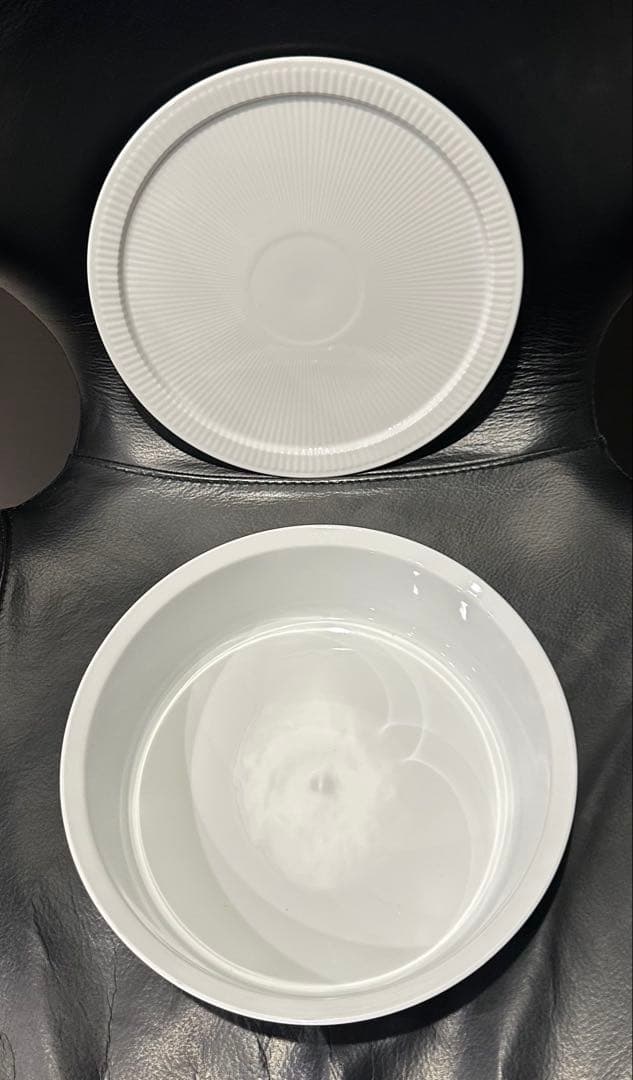 あ*や様 【ロイヤルコペンハーゲン】ホワイトフルーテッドオーブンウエアM・L《2