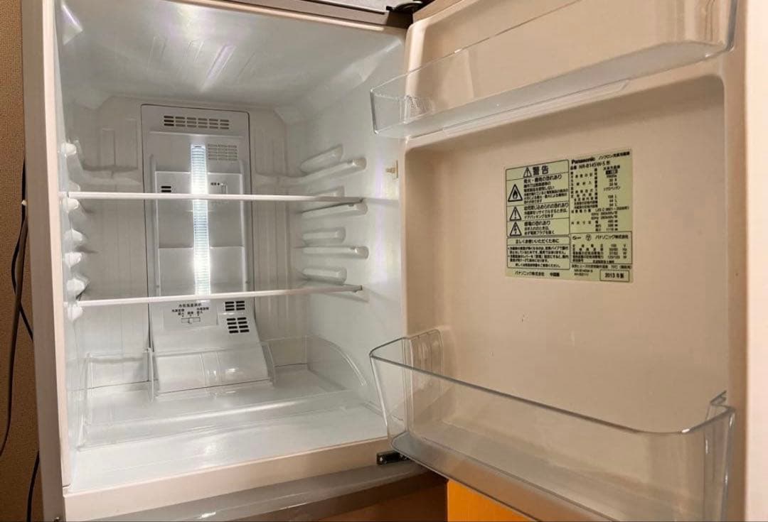 【動作良好】送料込み　パナソニック 冷蔵庫 138L（NR-B145W）