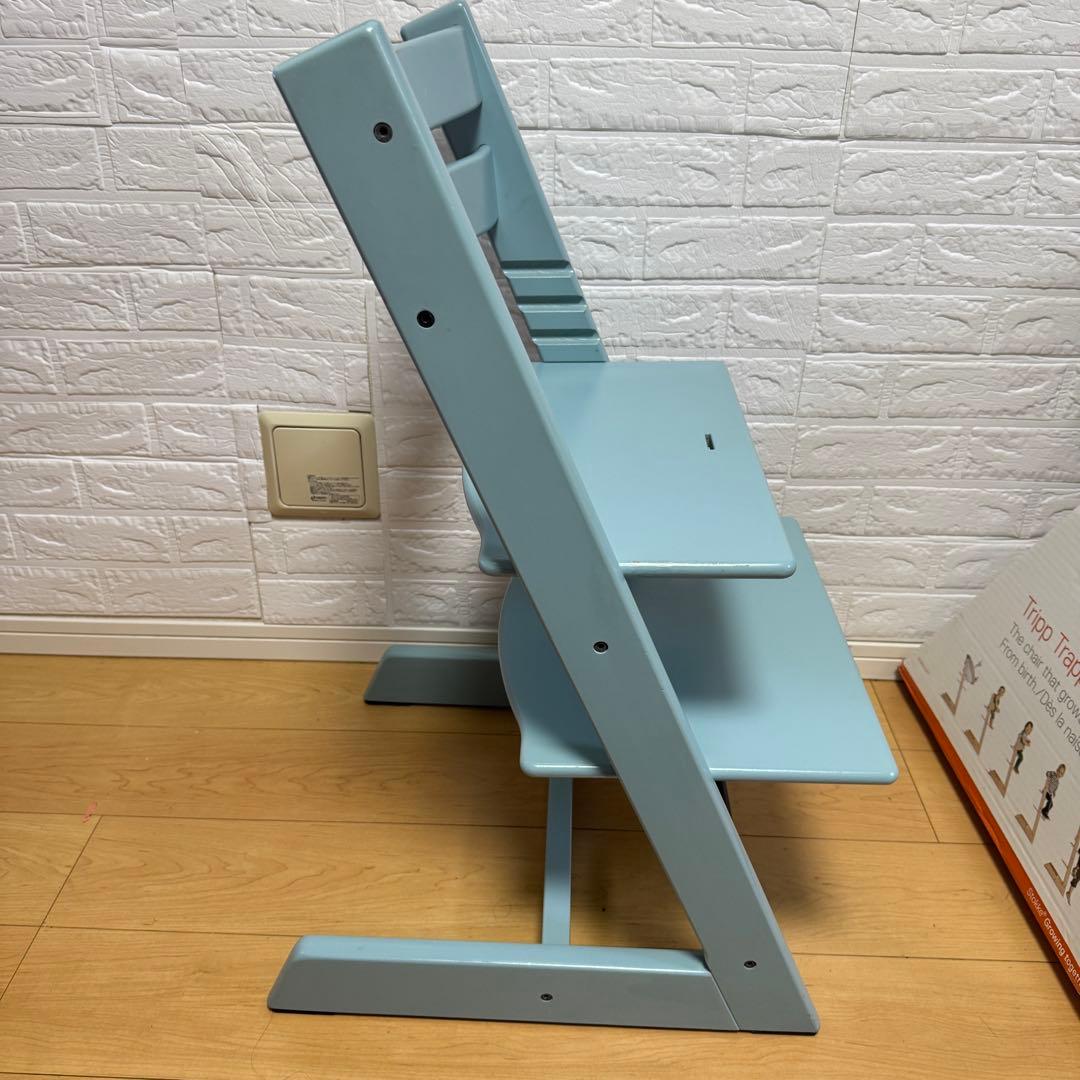 STOKKE TRIPP TRAPP シリアル 6 アクアブルー 箱、説明書有