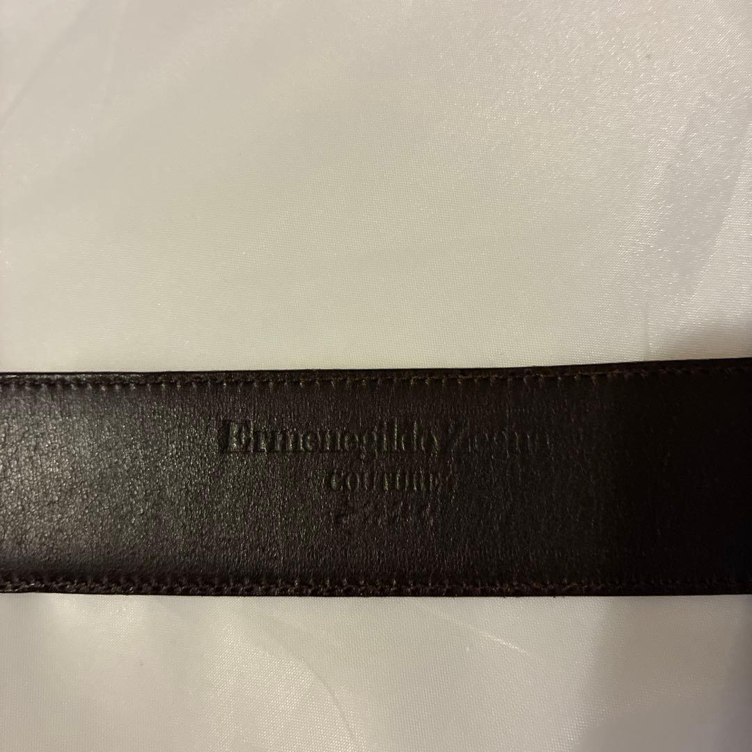Ermenegildo Zegna　エルメネジルドゼニア　レザーベルト イタリア