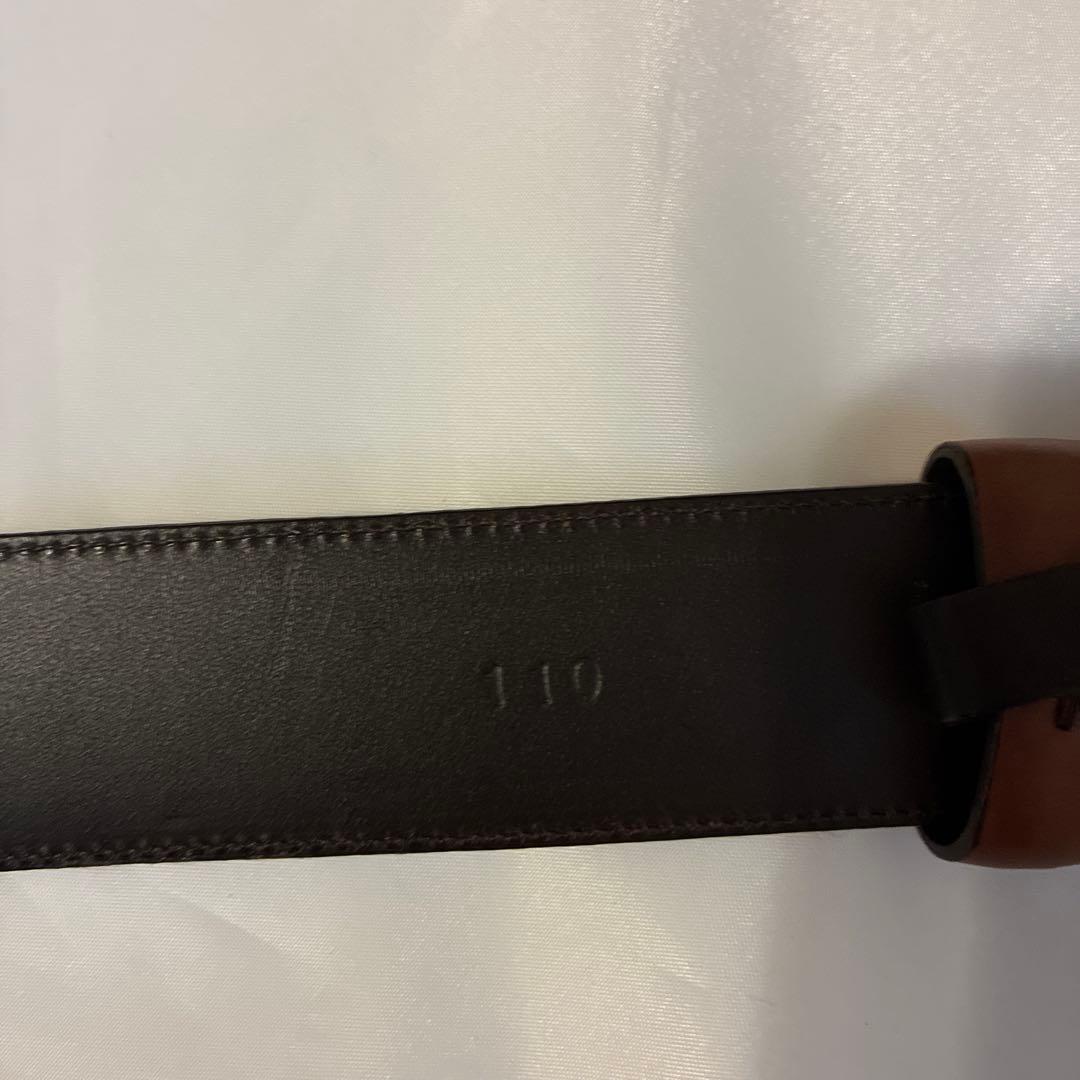 Ermenegildo Zegna　エルメネジルドゼニア　レザーベルト イタリア