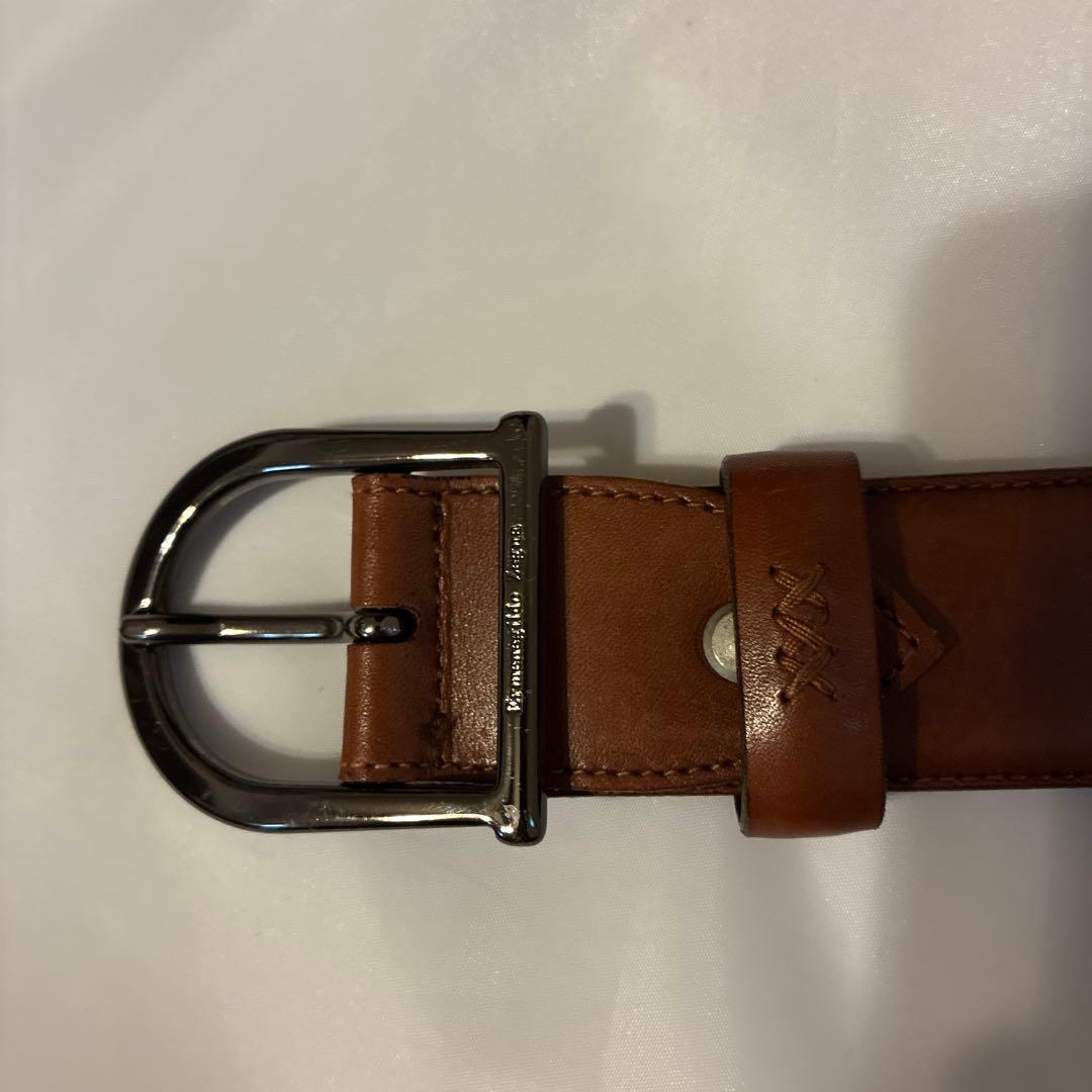 Ermenegildo Zegna　エルメネジルドゼニア　レザーベルト イタリア
