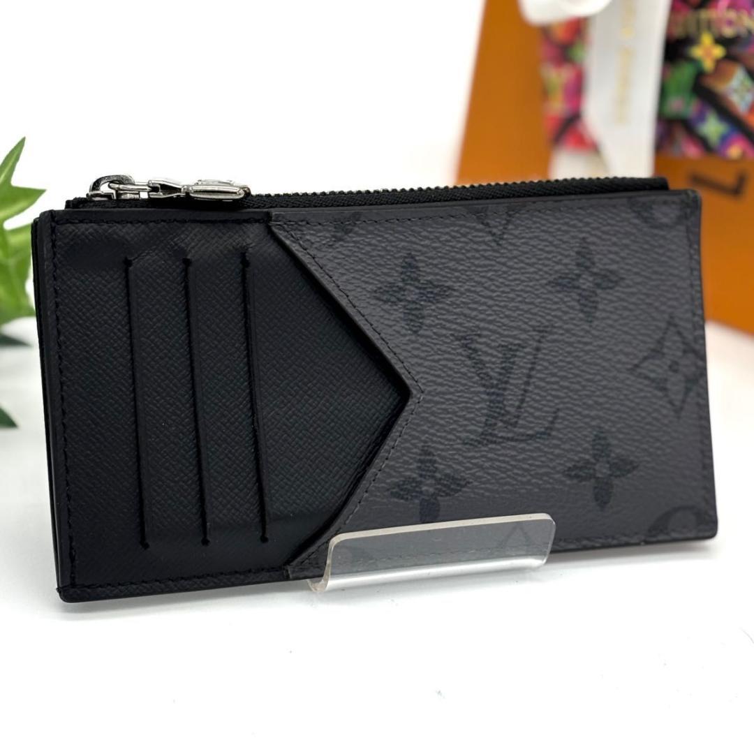 【新型】ルイヴィトン モノグラム エクリプス カードホルダー ブラック 黒