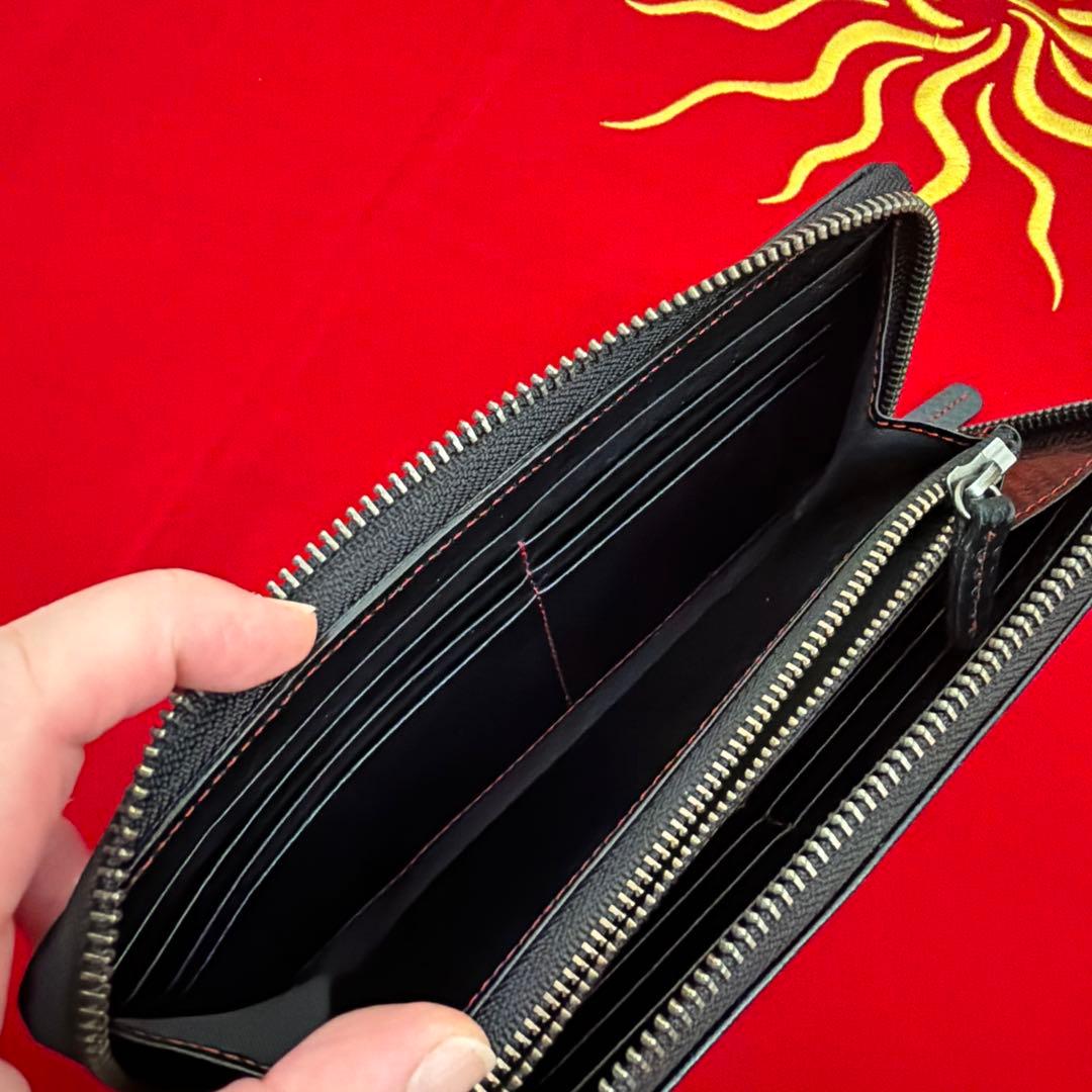 GT-R 黒 レザー 長財布