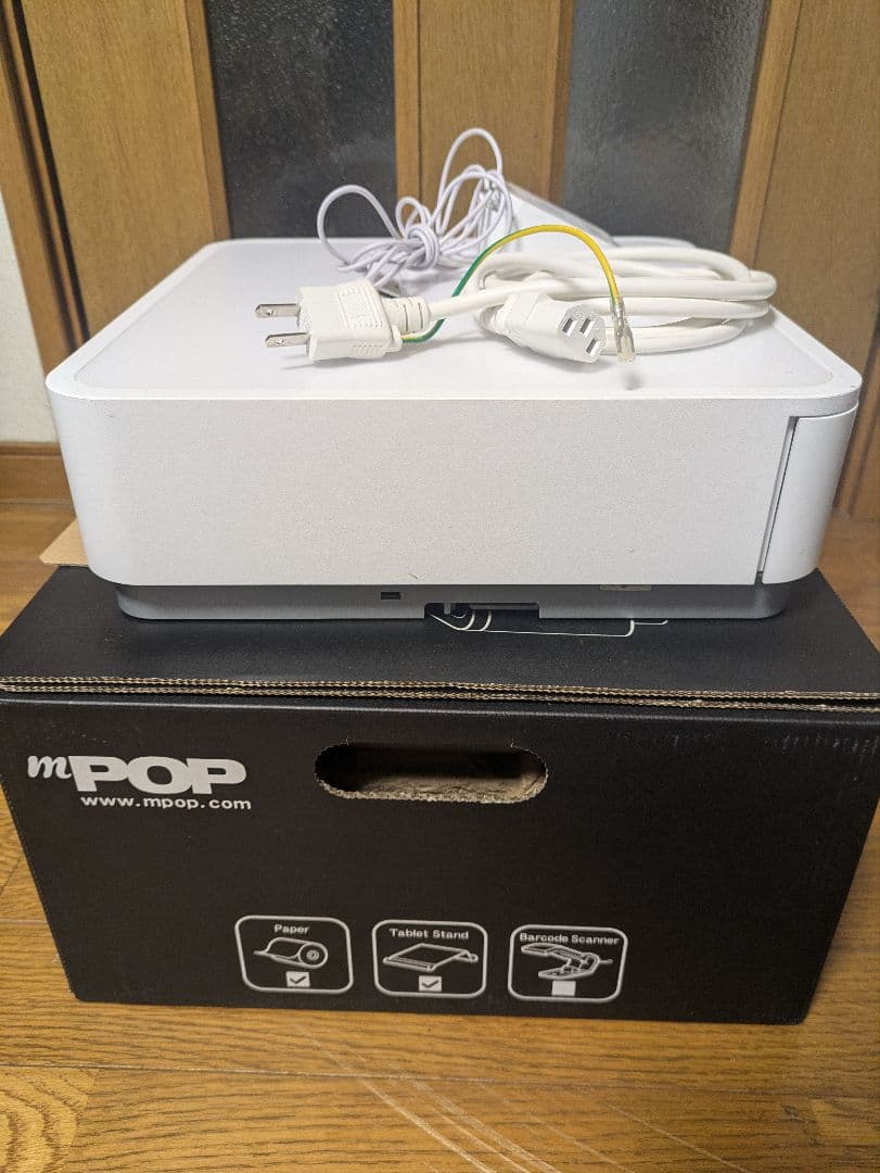 リーダー付き　スター精密 白 POP10 WHT JP　レジスター　スマホ決済