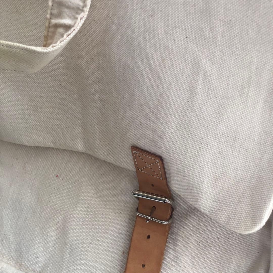 コムデギャルソン　キャンパス地バッグ　カバン　大きめbag 送料込み