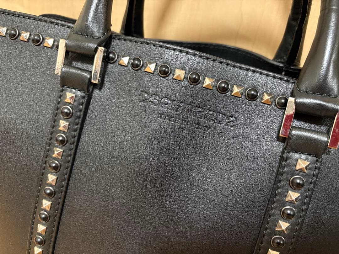 DSQUARED2本革スタッズトートバッグ