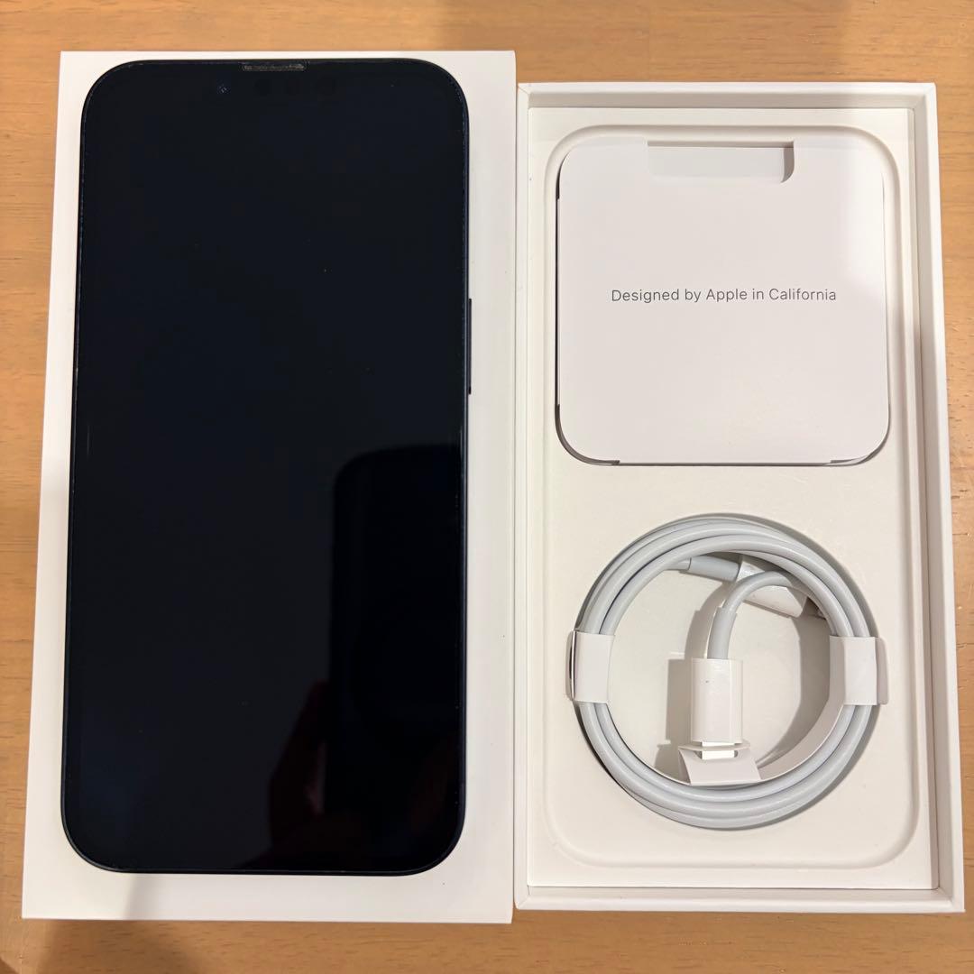 S&J様 Apple iPhone14 ミッドナイト 本体 充電ケーブル付き