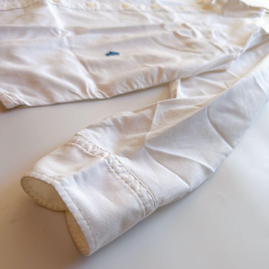 現行✨️45R うすオックス 908 オーシャンシャツ R刺繍 ホワイト 3