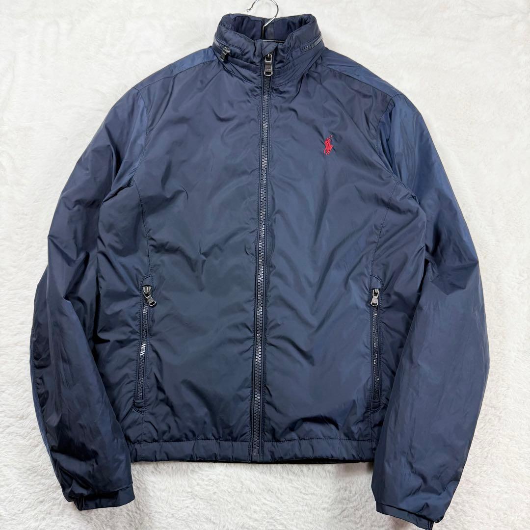 現行✨ ポロラルフローレン ナイロンジャケット ポニー刺繍 ネイビー