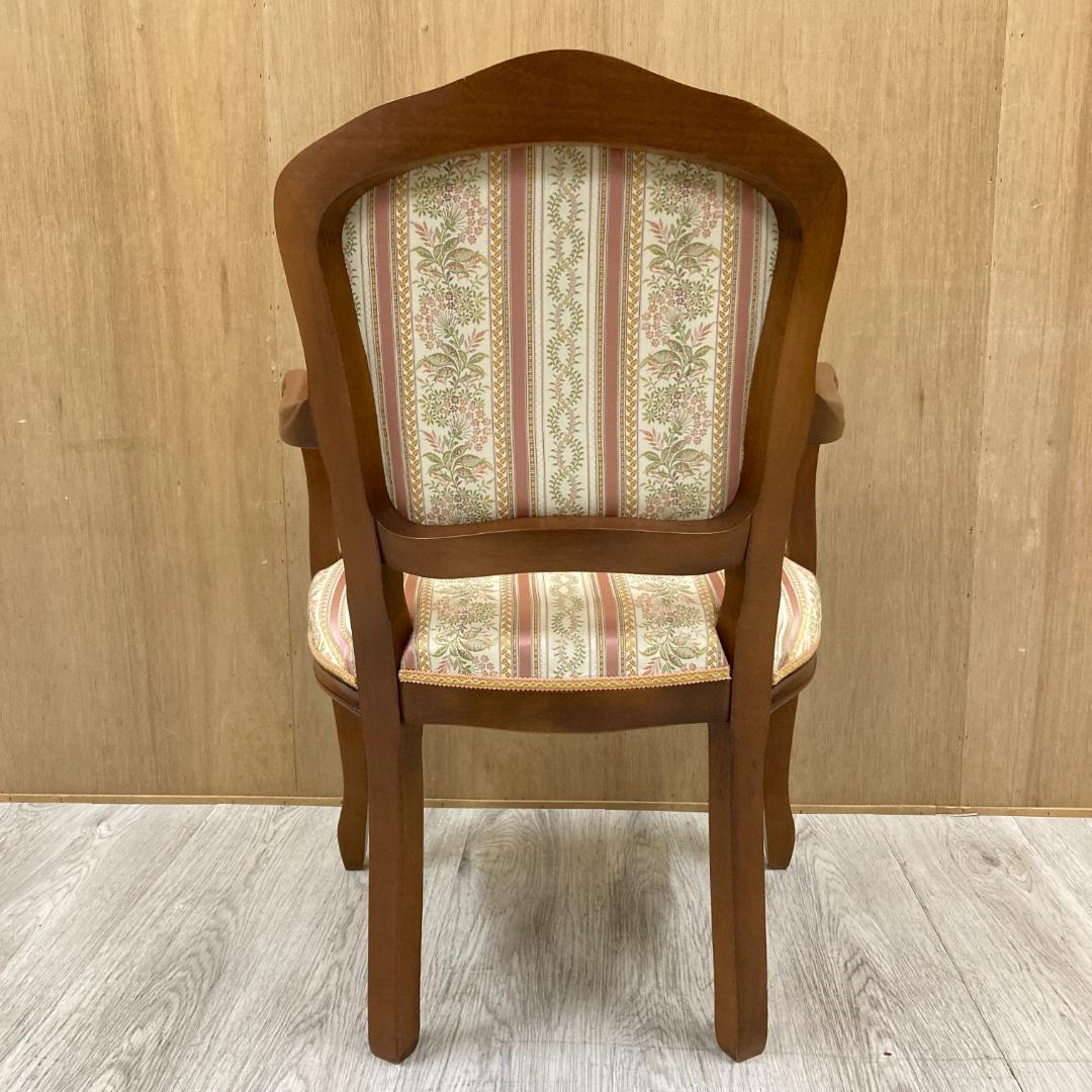 イタリア 　猫脚　アームチェア 　椅子　ダイニングチェア　クラシック 　A