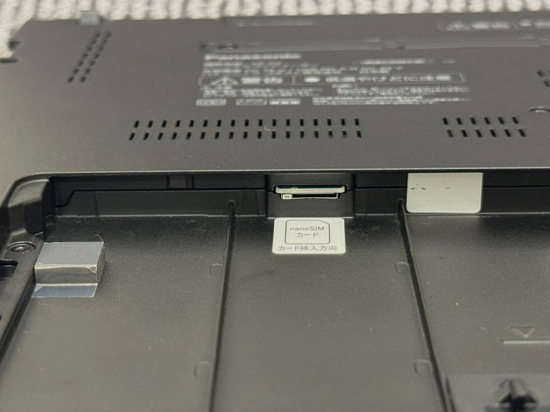 【超美品】累計280時間CF-FV5WUCCP LTE SIMフリー本革ケース付