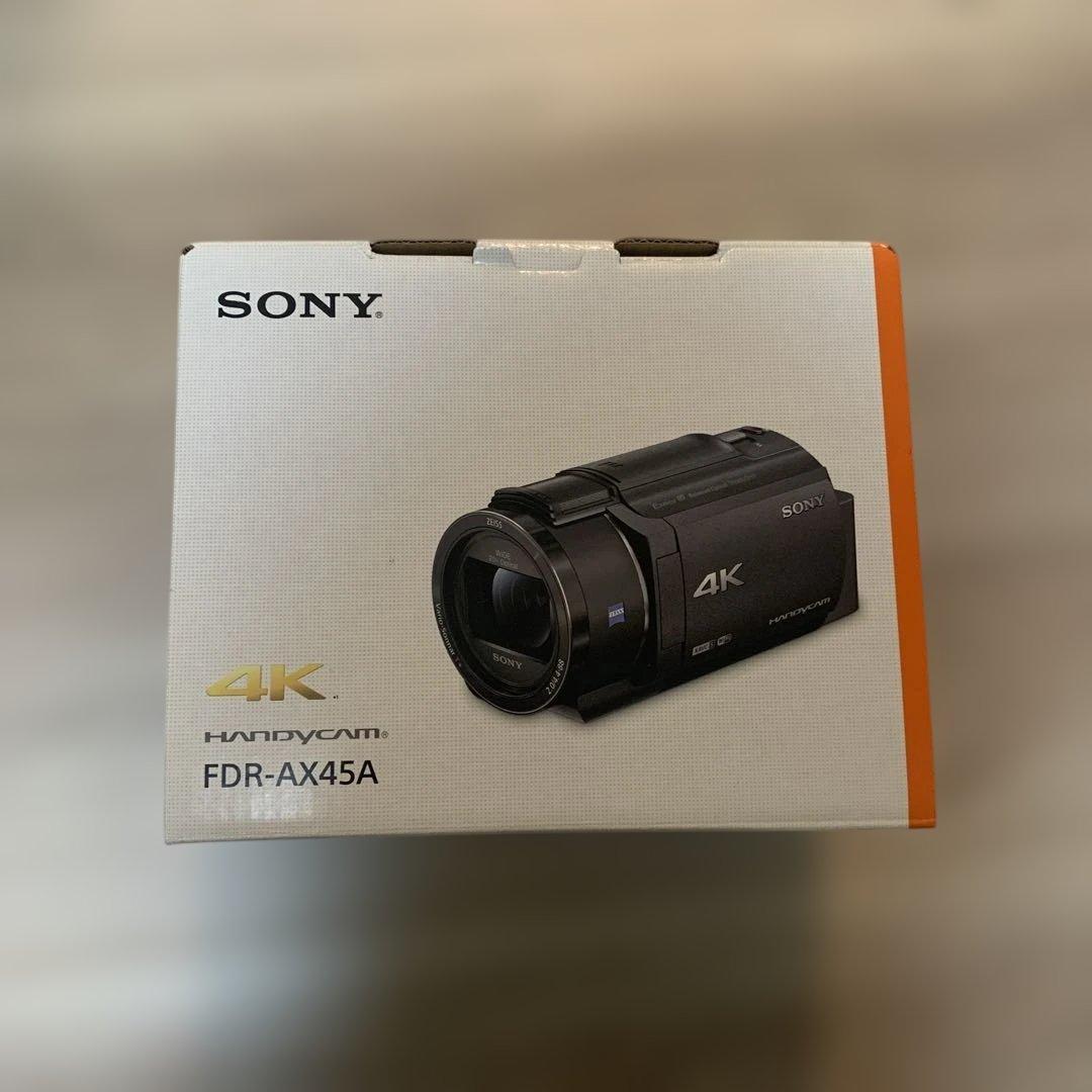 SONY FDR-AX45A 4Kビデオカメラ　本体　コード付き