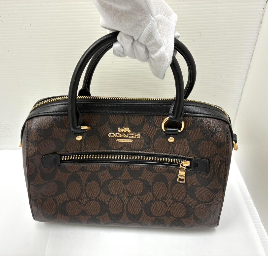 25O12-037 コーチ 2wayバッグ ブラウン F83607 ブランド