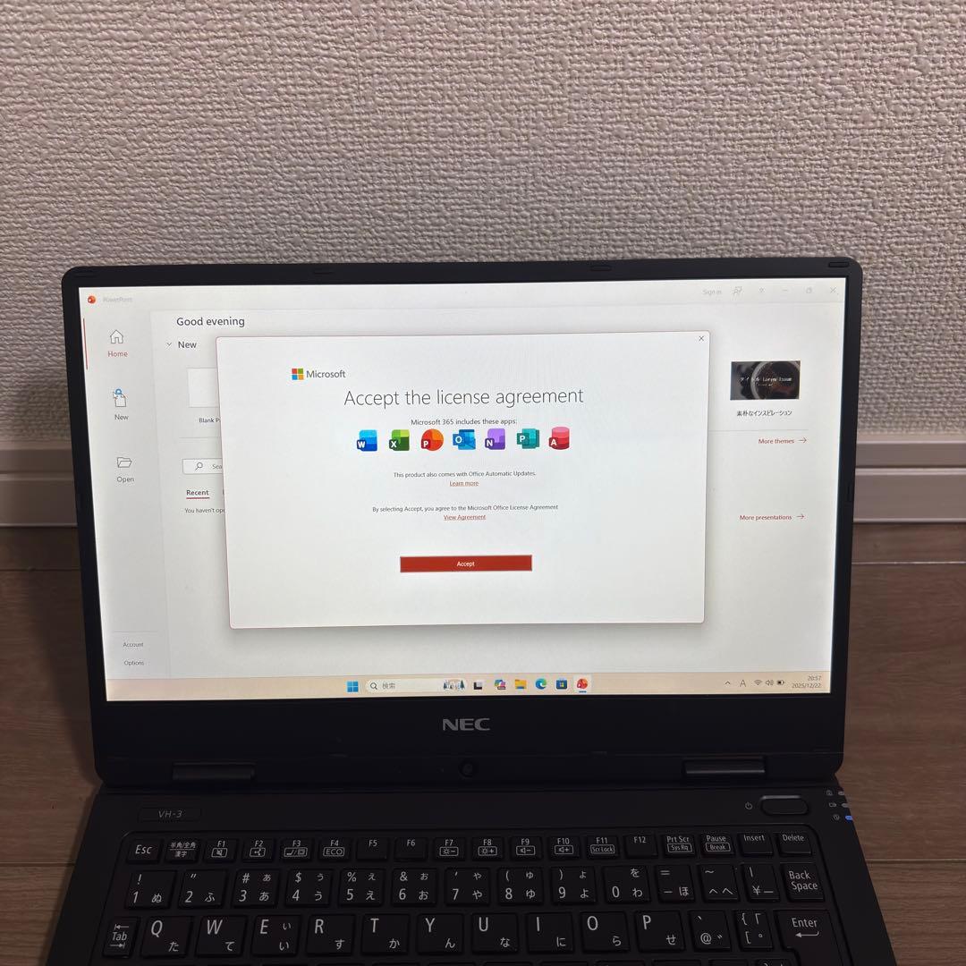 NEC VersaPro ノートパソコン i5第7世代 128GB 8GB