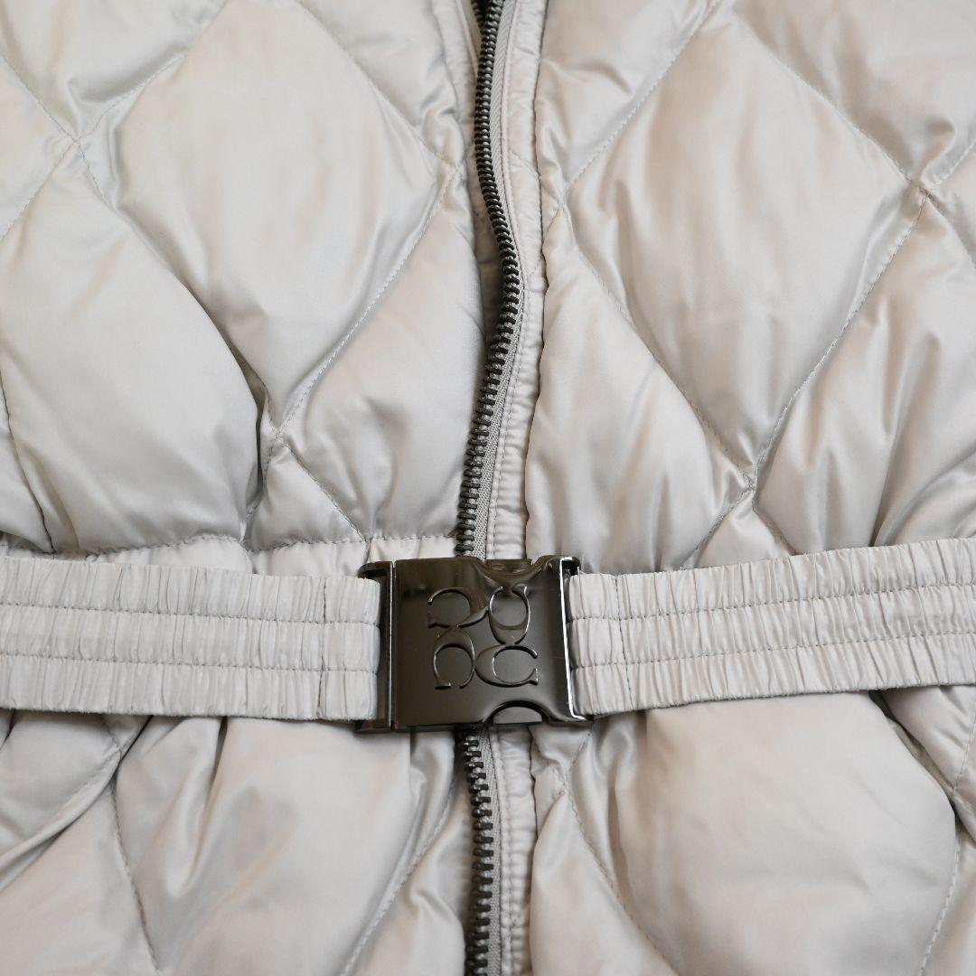 552★ COACH ラクーンファー キルティング ダウンコート