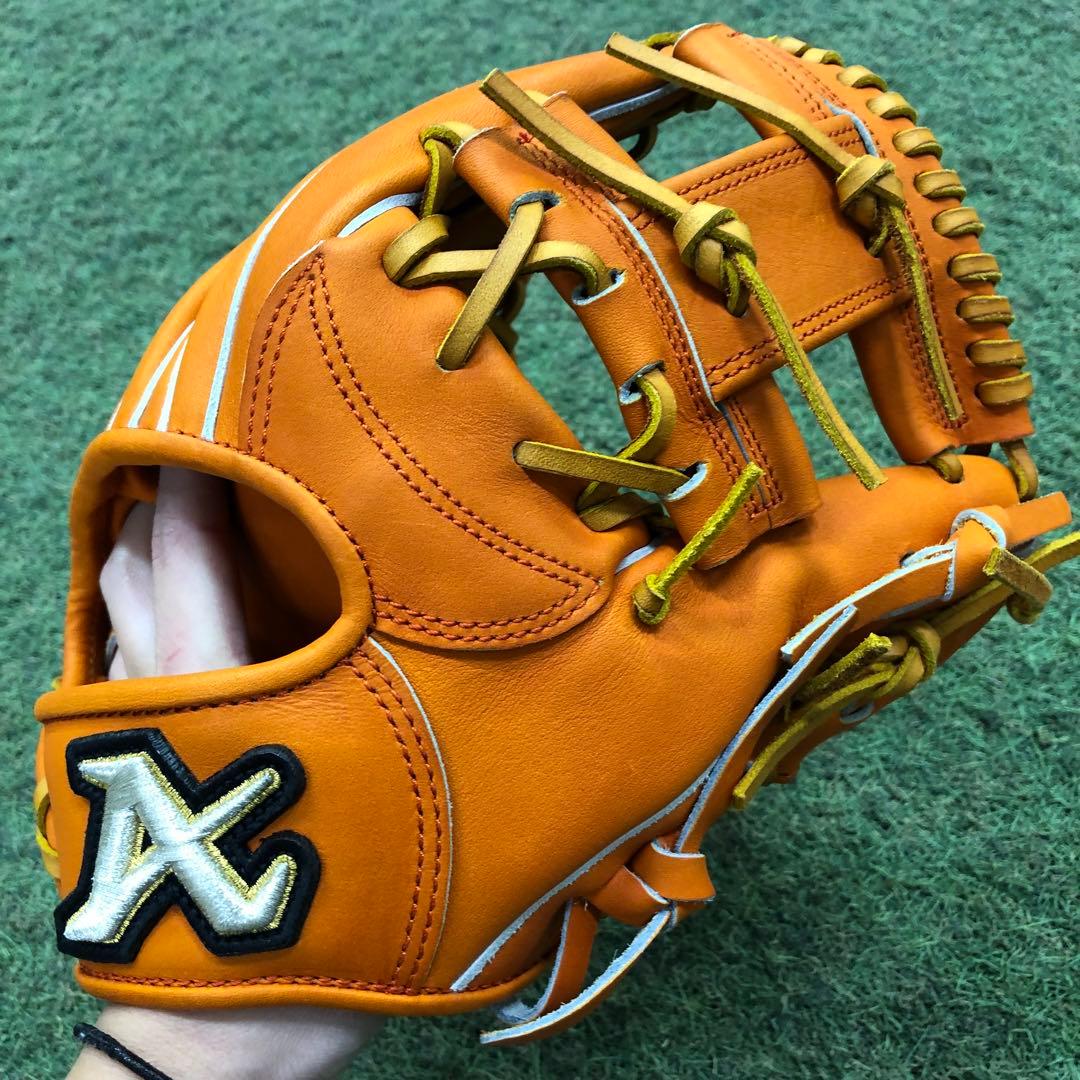 限定AGL-401C アトムズ　メーカー型付け済グラブ オレンジ