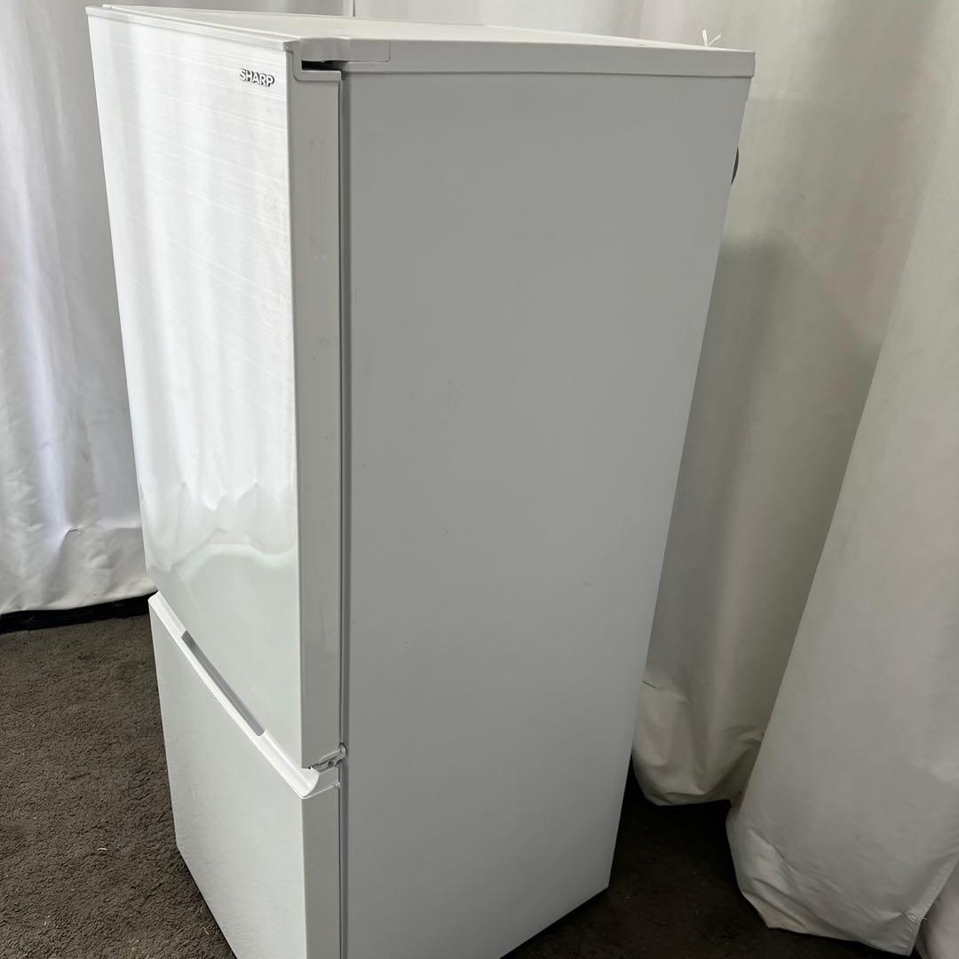 120⭕️冷蔵庫　小型　シャープ　一人暮らし　白　安い　洗濯機　中古　設置無料