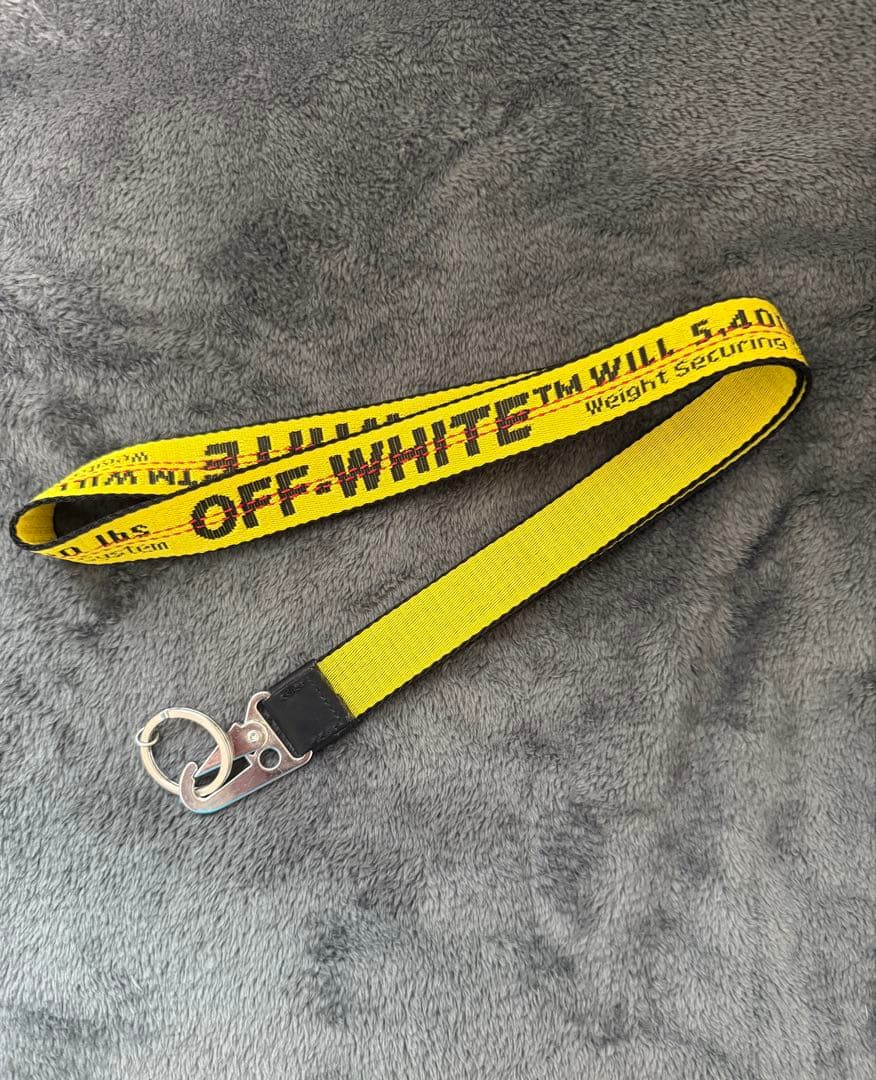 OFF-WHITE イエロー キーホルダー