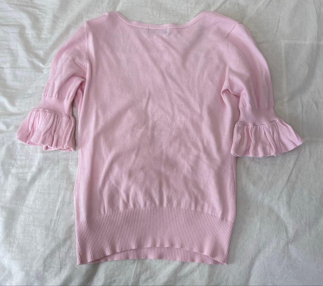 BURBERRY カシュクールトップス　ガーリー　バレエコア　コケット　短丈