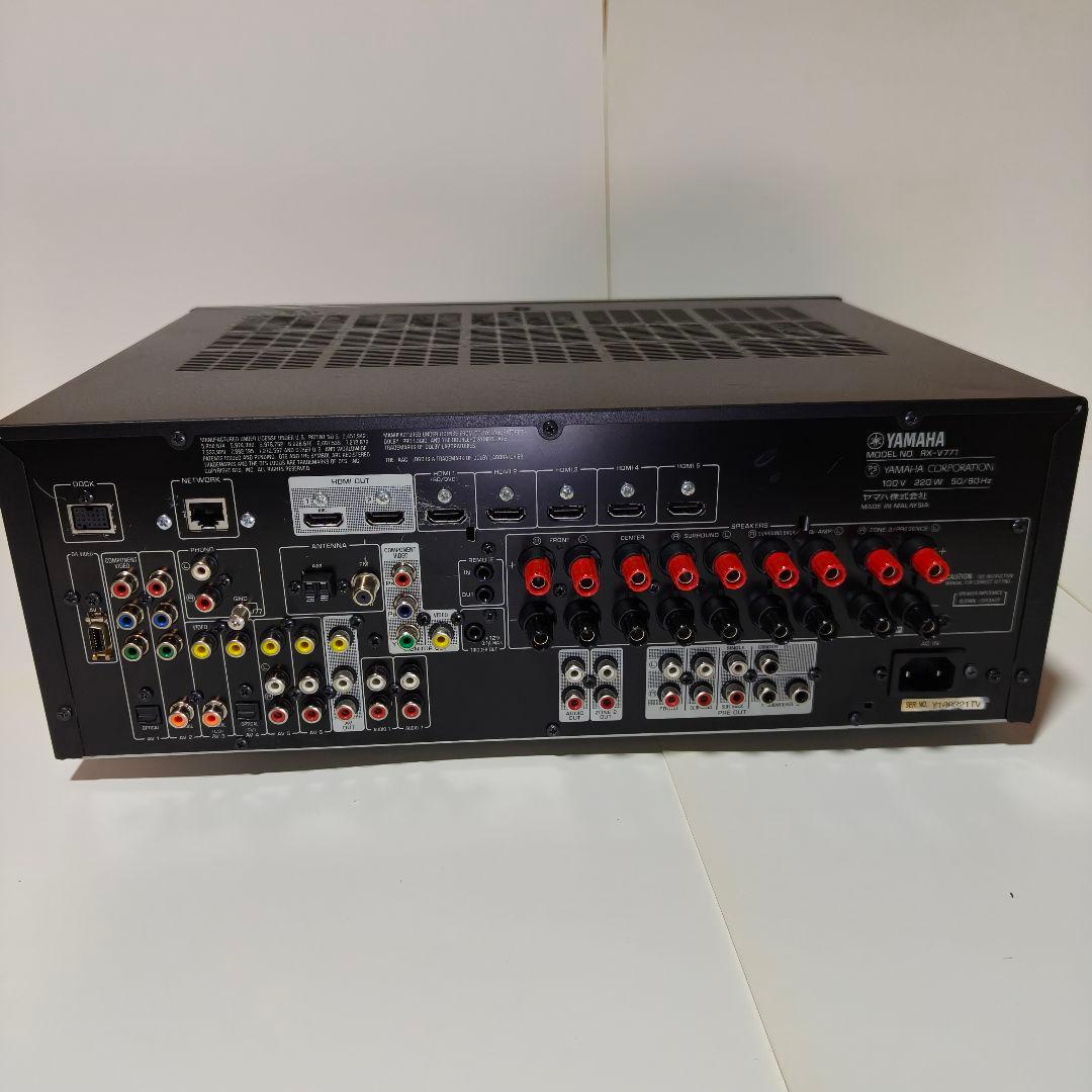 YAMAHA 7.1ch AVアンプ RX-V771 メンテナンス済み ワケあり