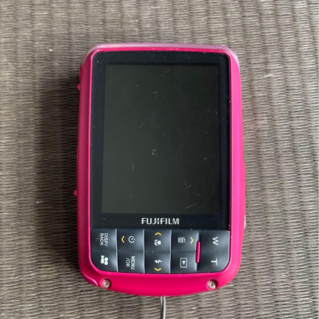 【ジャンク】FUJIFILM FINEPIX Z33WPピンク　防水デジタルカメ